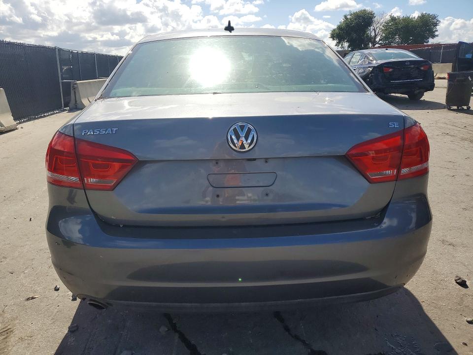 2014 Volkswagen Passat VIN 1VWBH7A35EC014188 COPART salvage auction — FRONT END, Fl - Cert Of Title Slvg Rebuildable, sold $850 on 2026-07-30 (photo 6)