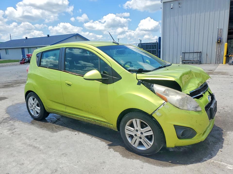 2013 Chevrolet Spark VIN KL8CD6S98DC557803 COPART salvage auction — FRONT END, Il - Certificate Of Title, sold $450 on 2026-07-13 (photo 4)