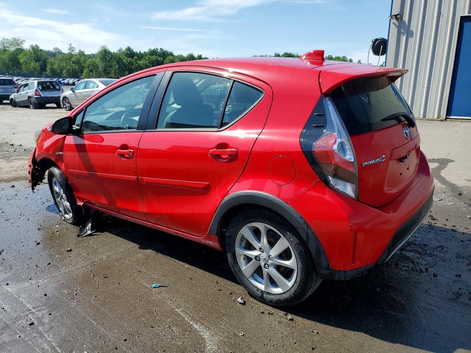 2018 Toyota Prius VIN JTDKDTB36J1614164 COPART salvage auction — FRONT END, Pa - Certificate Of Salvage, sold $3,200 on 2026-07-08 (photo 2)