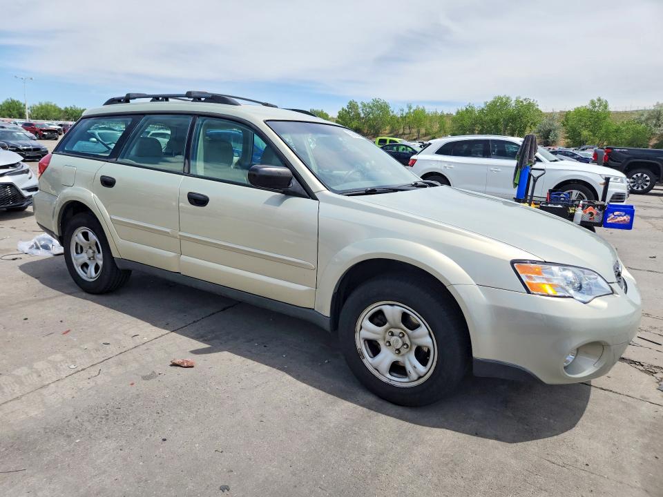 2007 Subaru Outback VIN 4S4BP61C977335514 COPART salvage auction — FRONT END, Co - Certificate Of Title, sold $825 on 2026-07-09 (photo 4)