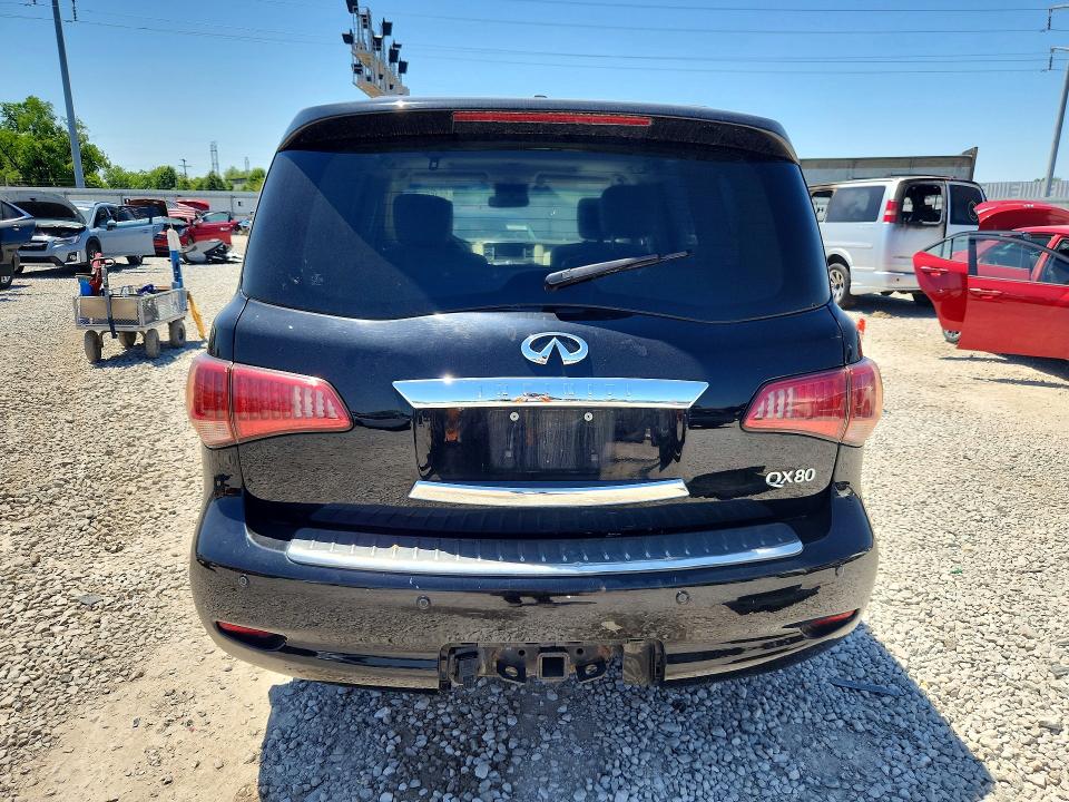 2014 Infiniti Qx80 VIN JN8AZ2NE1E9066235 COPART salvage auction — FRONT END, Oh - Certificate Of Title, sold $2,950 on 2026-07-31 (photo 6)