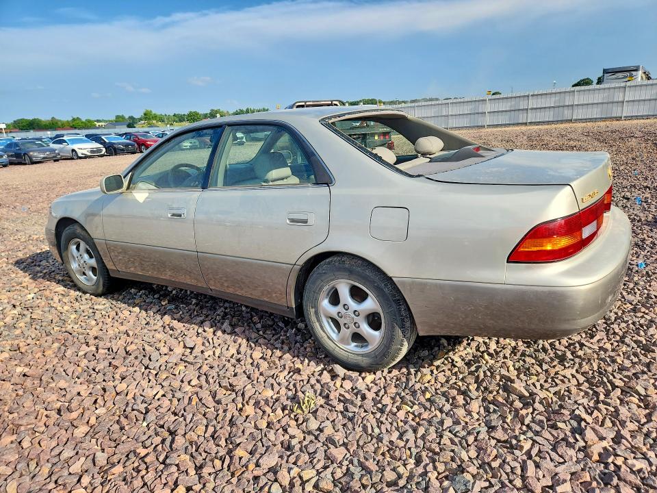 1999 Lexus ES VIN JT8BF28G2X5058661 COPART salvage auction — HAIL, Mo - Salvage Certificate Of Title, sold $575 on 2026-07-08 (photo 2)