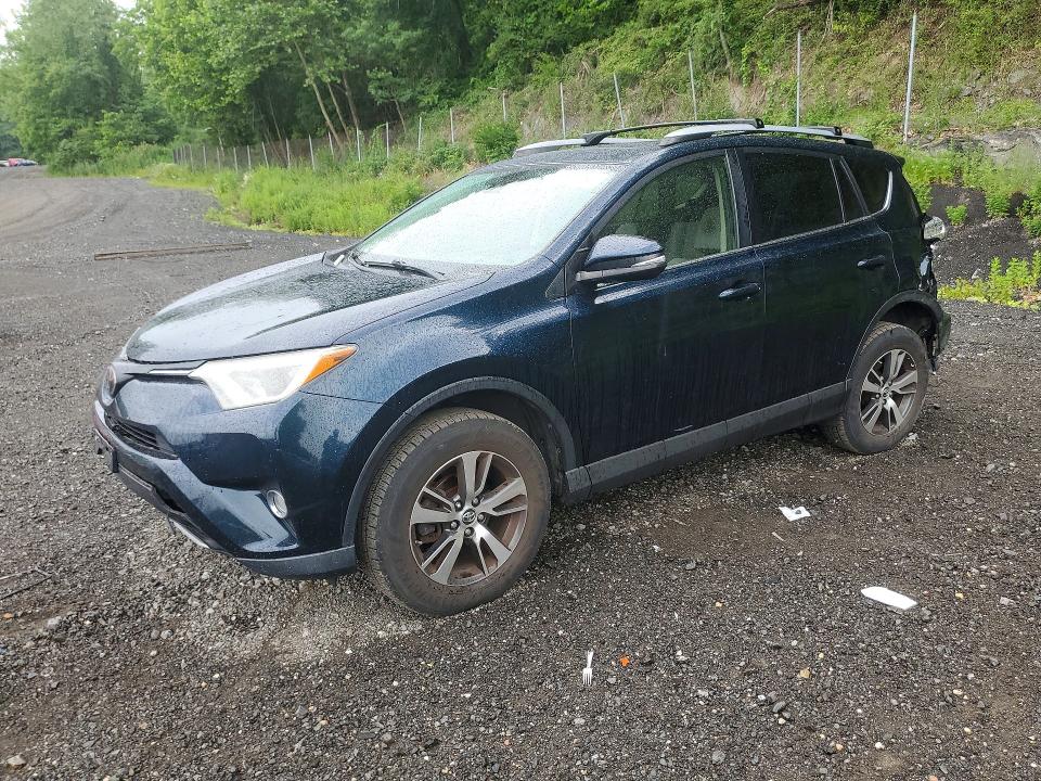 2018 Toyota Rav 4 VIN JTMRFREV0JJ217980 COPART salvage auction — REAR END, NY - MV-907A SALVAGE CERTIFICATE, sold $5,700 on 2026-07-28 (photo 1)