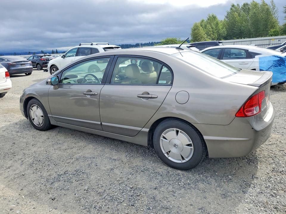 2008 Honda Civic hybrid VIN JHMFA36208S026002 COPART salvage auction — REAR END, Wa - Bill Of Sale, sold $525 on 2026-07-06 (photo 2)