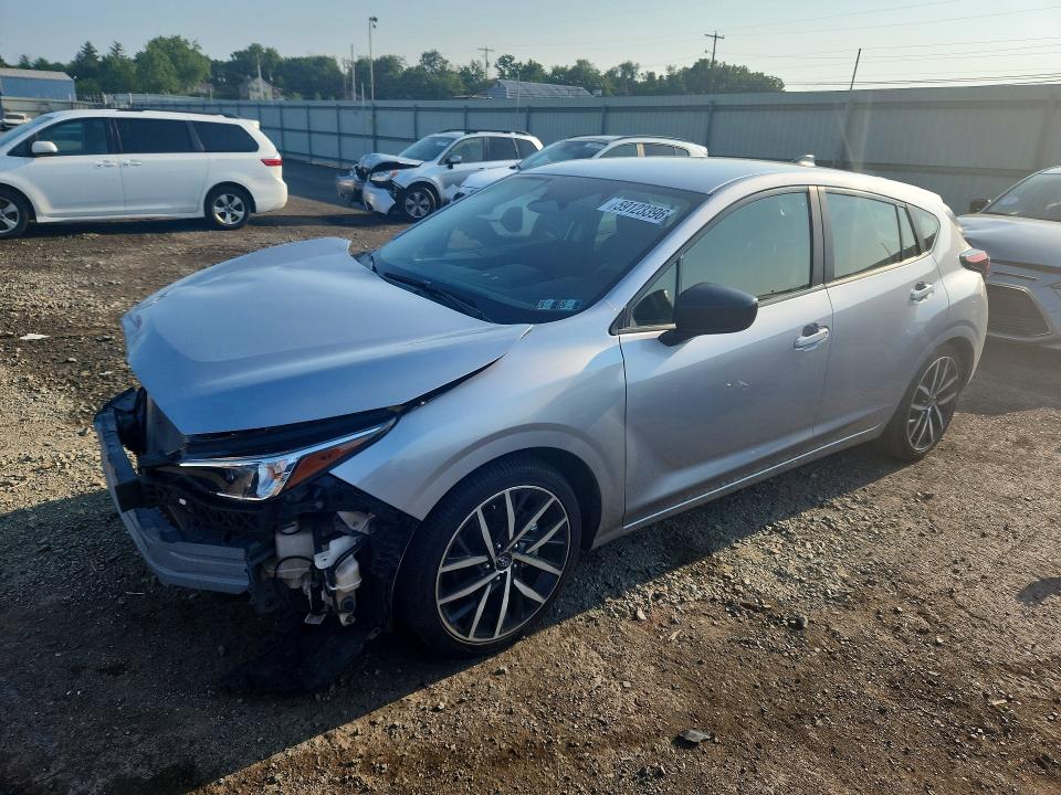 2024 Subaru Impreza VIN JF1GUABC9R8858653 COPART salvage auction — FRONT END, Pa - Cert Of Salvage-R=Reconstructe, sold $4,100 on 2026-07-14 (photo 1)
