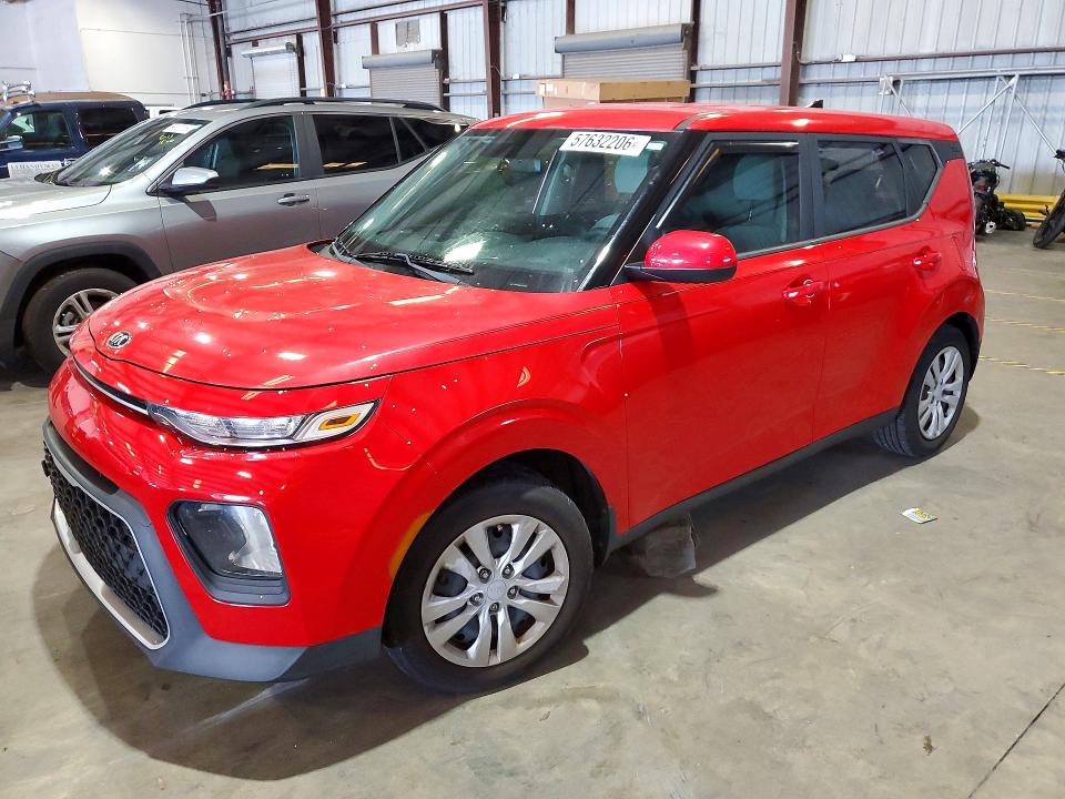 2020 Kia Soul VIN KNDJ23AU5L7713733 COPART salvage auction — REAR END, Fl - Certificate Of Destruction, sold $2,850 on 2026-07-27 (photo 1)