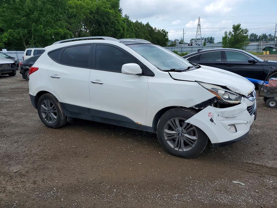 2014 Hyundai VIN KM8JU3AG3EU791190 COPART salvage auction — FRONT END, On - Permit Salvage, sold $600 on 2026-07-16 (photo 4)