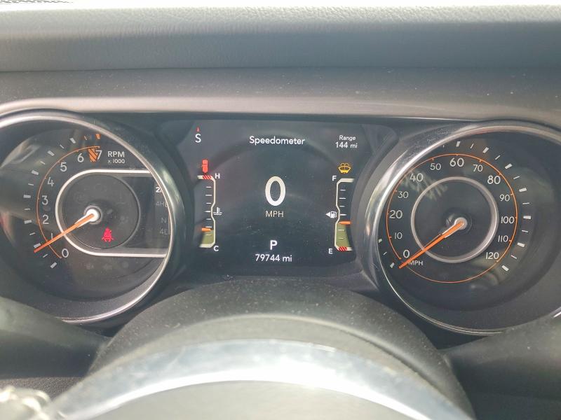 2021 Jeep Wrangler unlimited VIN 1C4HJXEG3MW582807 COPART salvage auction — FRONT END, MO - CERTIFICATE OF TITLE, sold $12,100 on 2026-07-16 (photo 9)