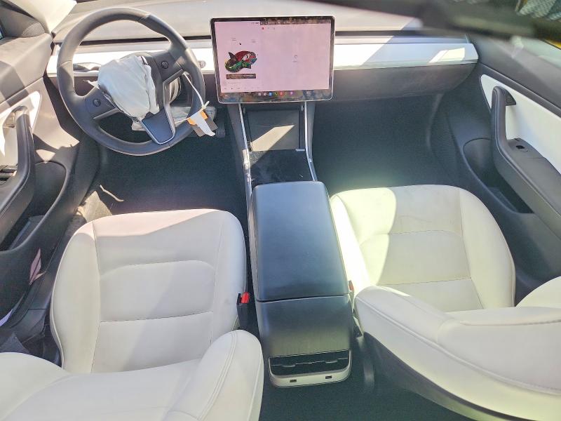 2019 Tesla Model 3 VIN 5YJ3E1EAXLF615280 COPART salvage auction — FRONT END, Nv - Salvage Title, sold $4,450 on 2026-07-13 (photo 8)