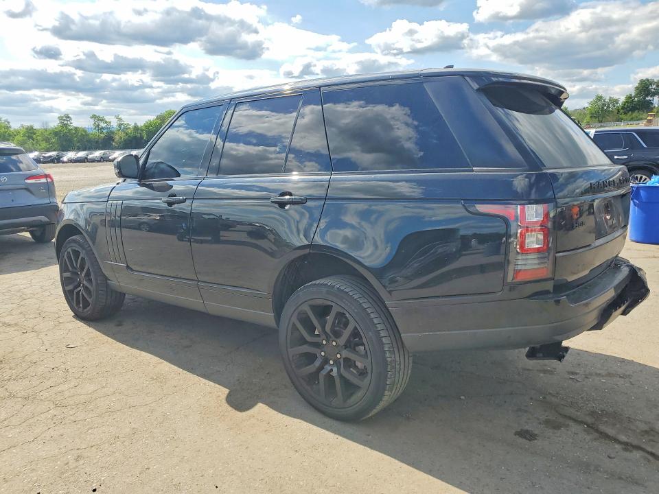 2016 Land rover VIN SALGS2PF8GA318881 COPART salvage auction — REAR END, Pa - Certificate Of Salvage, sold $6,900 on 2026-07-17 (photo 2)