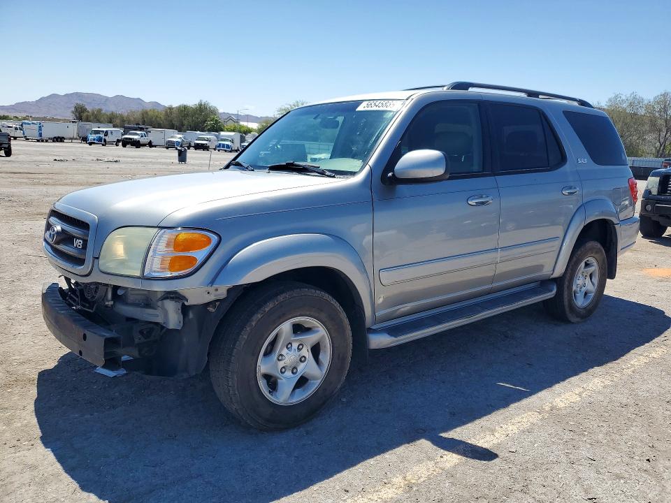 2002 Toyota Sequoia VIN 5TDZT34A52S118323 COPART salvage auction — FRONT END, Id - Salvage Certificate Of Title, sold $1,050 on 2026-07-28 (photo 1)