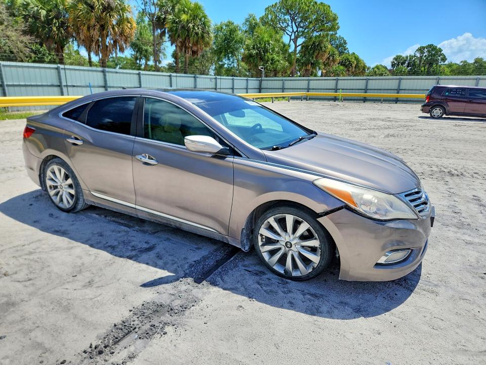 2013 Hyundai Azera VIN KMHFH4JG9DA232999 COPART salvage auction — FRONT END, Fl - Certificate Of Title, sold $650 on 2026-07-09 (photo 4)