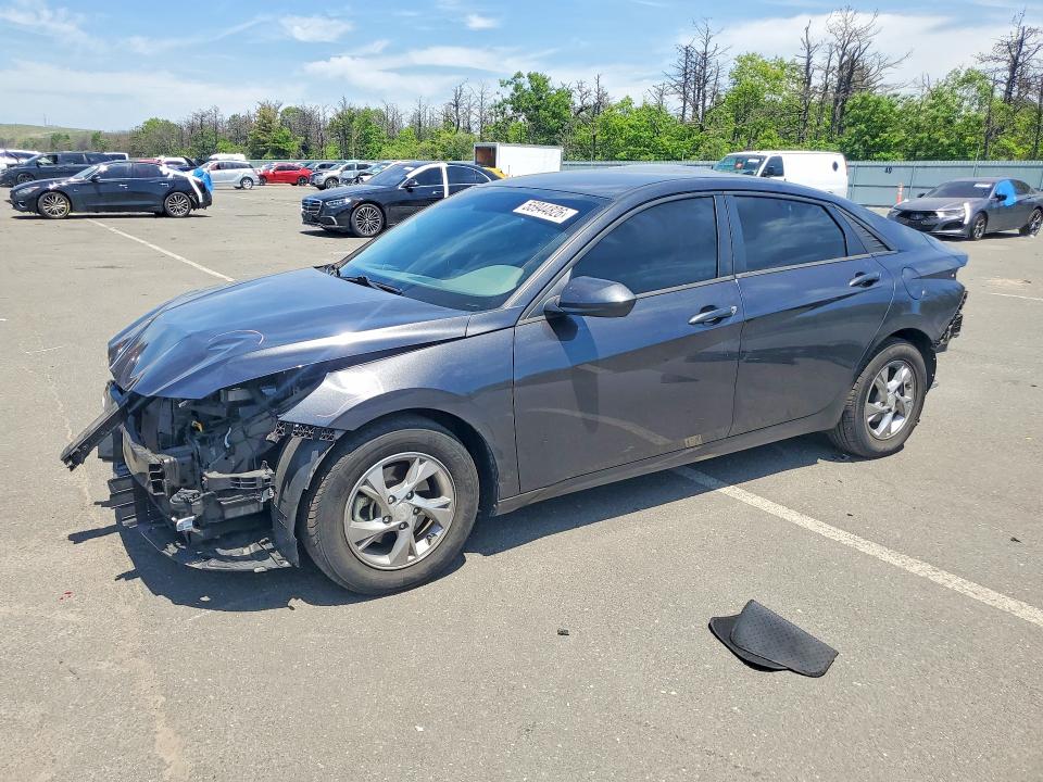 2021 Hyundai Elantra VIN 5NPLL4AG9MH047608 COPART salvage auction — FRONT END, Id - Salvage Certificate Of Title, sold $3,000 on 2026-07-20 (photo 1)