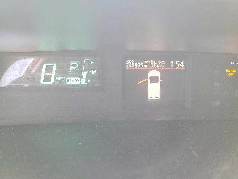 2013 Toyota Prius c VIN JTDKDTB36D1531029 COPART salvage auction — SIDE, CA - SALVAGE CERTIFICATE, sold $725 on 2026-07-24 (photo 9)