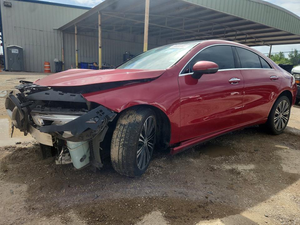 2021 Mercedes-benz Cla-class VIN W1K5J4GB7MN225094 COPART salvage auction — FRONT END, TX - CERTIFICATE OF TITLE, sold $950 on 2026-07-23 (photo 1)