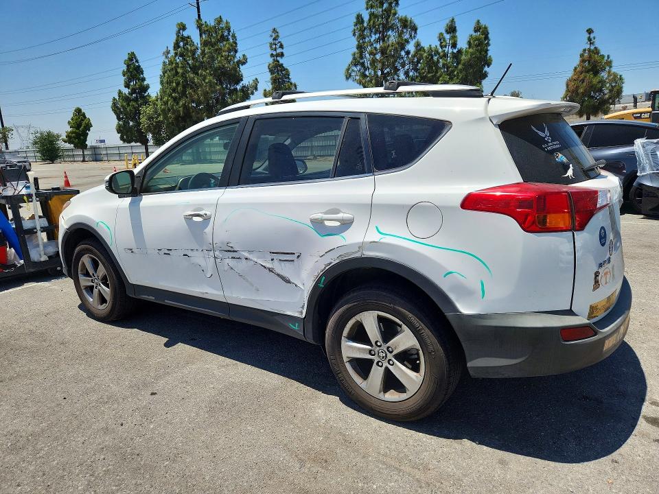 2015 Toyota Rav 4 VIN JTMRFREV2FJ020039 COPART salvage auction — SIDE, Ca - Salvage Certificate, sold $4,600 on 2026-07-02 (photo 2)