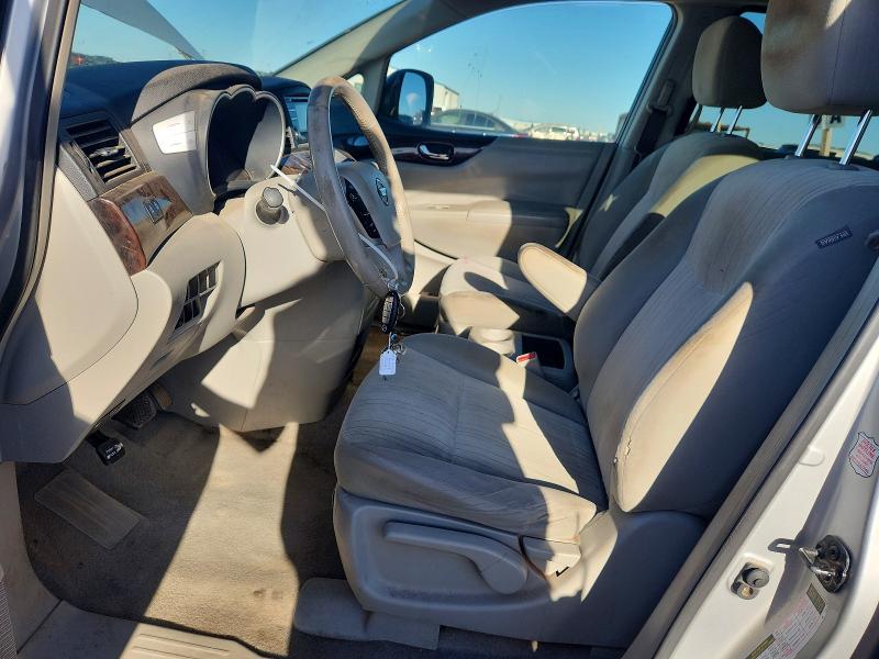 2014 Nissan Quest VIN JN8AE2KP3E9100693 COPART salvage auction — FRONT END, Tx - Salvage Vehicle Title, sold $325 on 2026-07-21 (photo 7)
