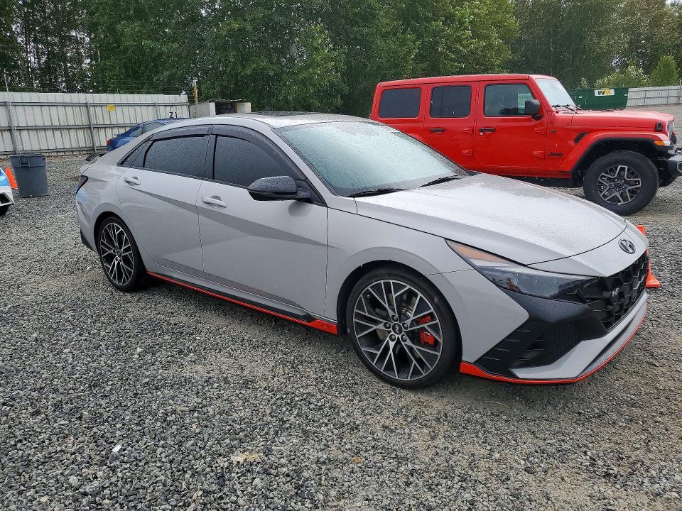 2023 Hyundai VIN KMHLW4AK3PU011964 COPART salvage auction — UNDERCARRIAGE, WA - BILL OF SALE, sold $7,300 on 2026-07-27 (photo 4)