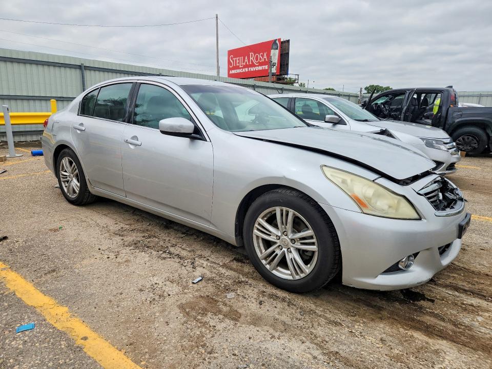 2011 Infiniti G VIN JN1CV6AP8BM506056 COPART salvage auction — FRONT END, Ks - Cert Of Title-Salvage, sold $550 on 2026-07-22 (photo 4)