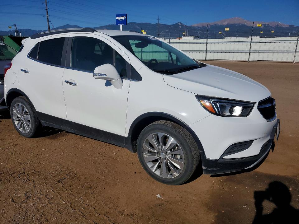 2017 Buick Encore VIN KL4CJESB8HB186466 COPART salvage auction — HAIL, Ks - Cert Of Title-Salvage, sold $275 on 2026-07-27 (photo 4)