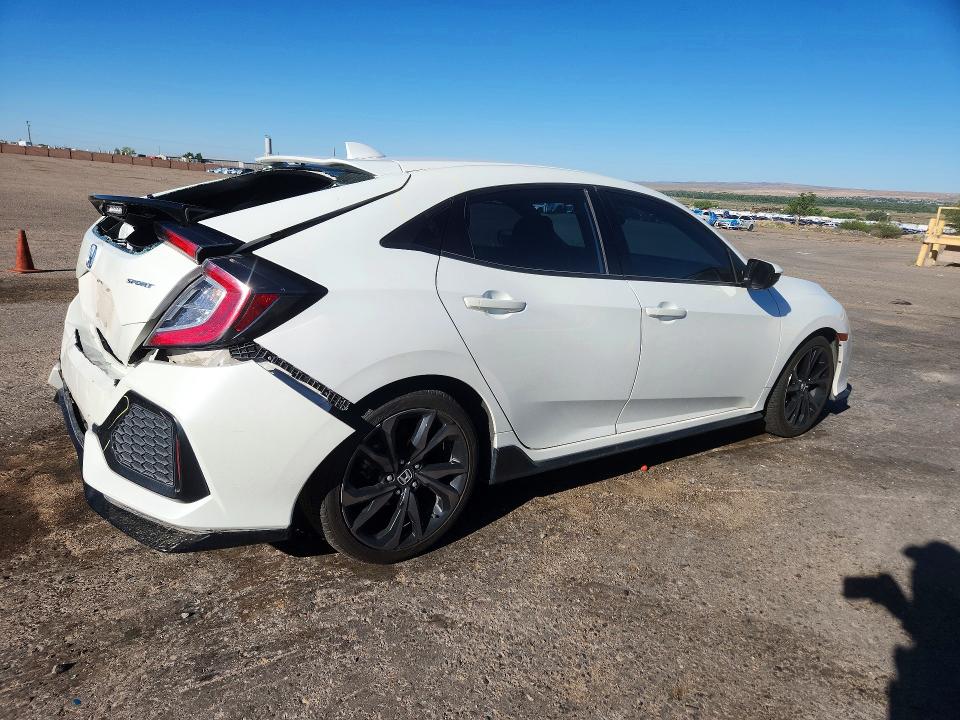 2018 Honda Civic VIN SHHFK7H43JU236521 COPART salvage auction — REAR END, NM - CERT OF TITLE-SALVAGE, sold $300 on 2026-07-30 (photo 3)
