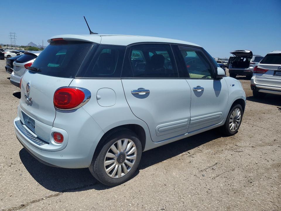 2014 Fiat 500l VIN ZFBCFABH7EZ028159 COPART salvage auction — MECHANICAL, Az - Certificate Of Title, sold $700 on 2026-07-10 (photo 3)