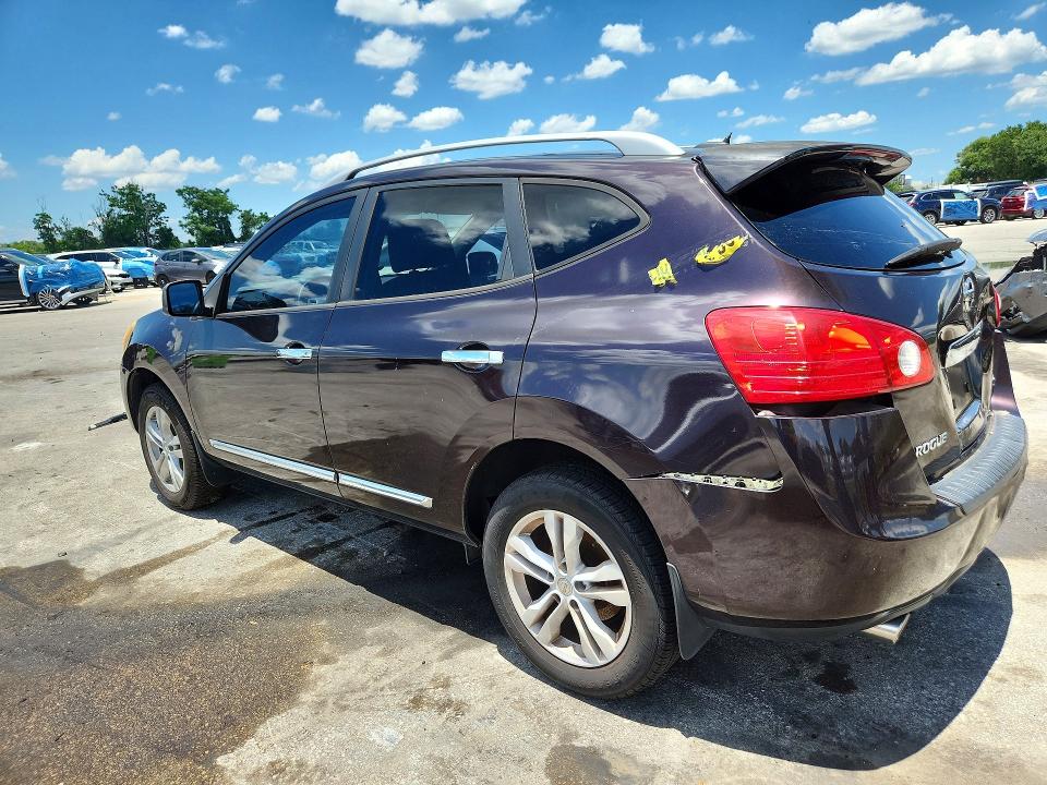 2012 Nissan Rogue VIN JN8AS5MT5CW280665 COPART salvage auction — FRONT END, Fl - Cert Of Title Slvg Rebuildable, sold $525 on 2026-07-09 (photo 2)