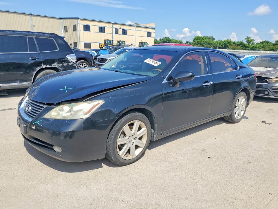 2009 Lexus Es 350 VIN JTHBJ46G792329280 COPART salvage auction — FRONT END, TX - SALVAGE VEHICLE TITLE (P), sold $1,000 on 2026-07-09 (photo 1)