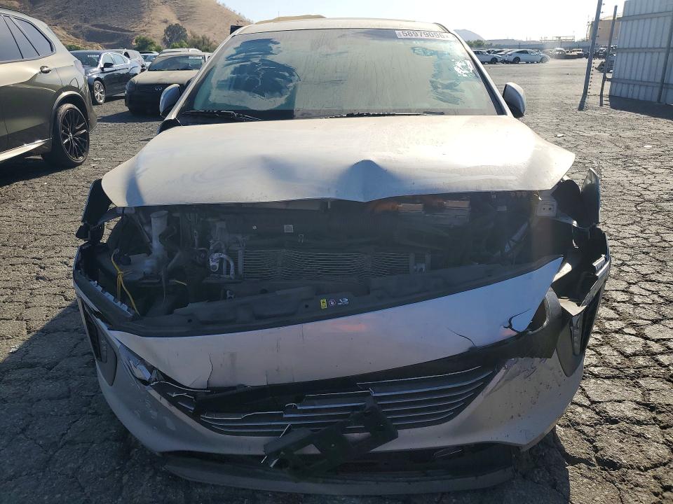 2018 Hyundai Ioniq VIN KMHC05LC9JU073812 COPART salvage auction — FRONT END, Ca - Dis/Dlr/Exp Only Clean Title (P), sold $1,550 on 2026-07-30 (photo 5)
