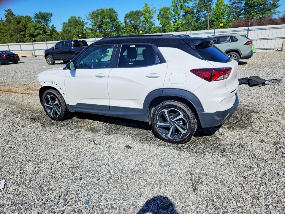 2022 Chevrolet Trailblazer VIN KL79MTSL8NB019182 COPART salvage auction — FRONT END, Sc - Cert Of Title-Salvage, sold $5,100 on 2026-07-27 (photo 2)