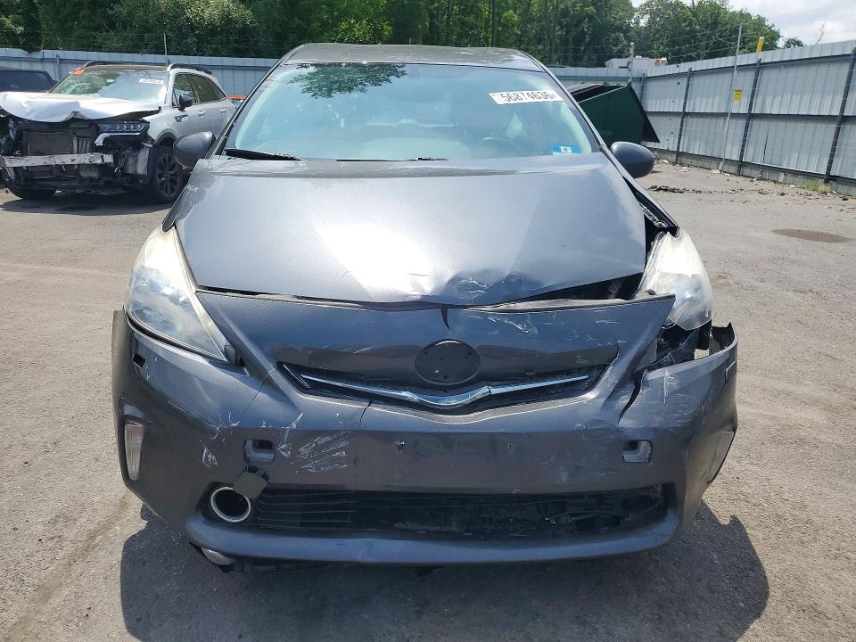 2012 Toyota Prius VIN JTDZN3EU2C3152032 COPART salvage auction — FRONT END, NJ - CERT OF TITLE-SALVAGE, sold $1,600 on 2026-07-30 (photo 5)