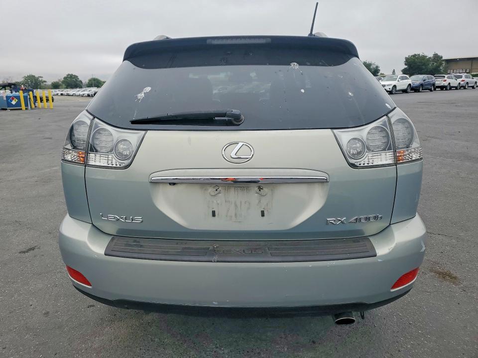 2007 Lexus Rx 400h VIN JTJGW31U272001100 COPART salvage auction — FRONT END, CA - SALVAGE CERTIFICATE, sold $550 on 2026-07-21 (photo 6)