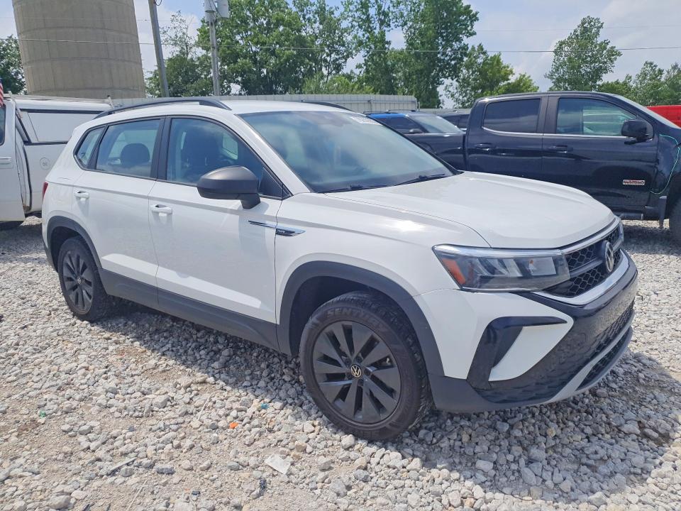2023 Volkswagen Taos VIN 3VVDX7B28PM320518 COPART salvage auction — NORMAL WEAR, Mi - Dealer Only Clean Title, sold $1,700 on 2026-07-23 (photo 4)