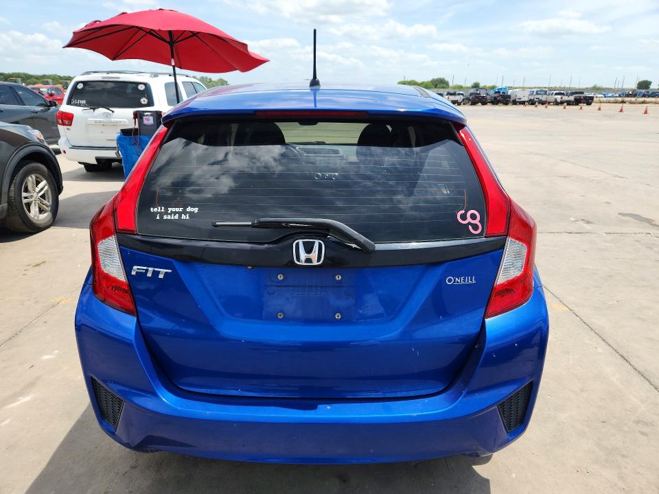 2017 Honda Fit VIN JHMGK5H56HS023108 COPART salvage auction — FRONT END, Tx - Salvage Vehicle Title, sold $175 on 2026-07-30 (photo 6)