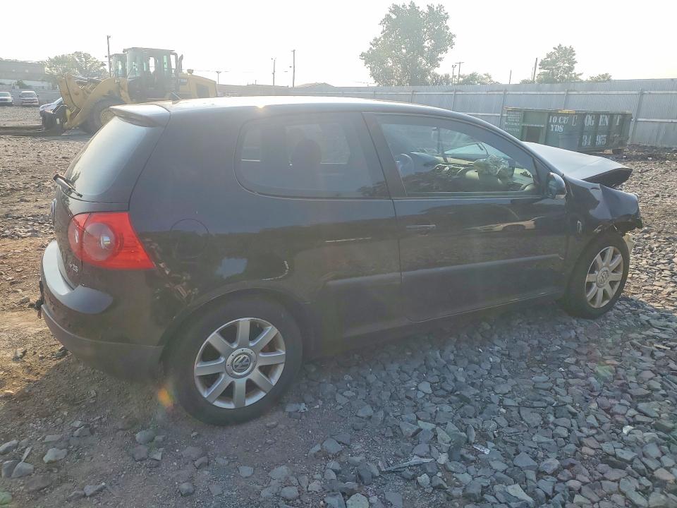 2009 Volkswagen Rabbit VIN WVWBB71K69W027676 COPART salvage auction — FRONT END, Ny - Mv-907A Salvage Certificate, sold $475 on 2026-07-23 (photo 3)