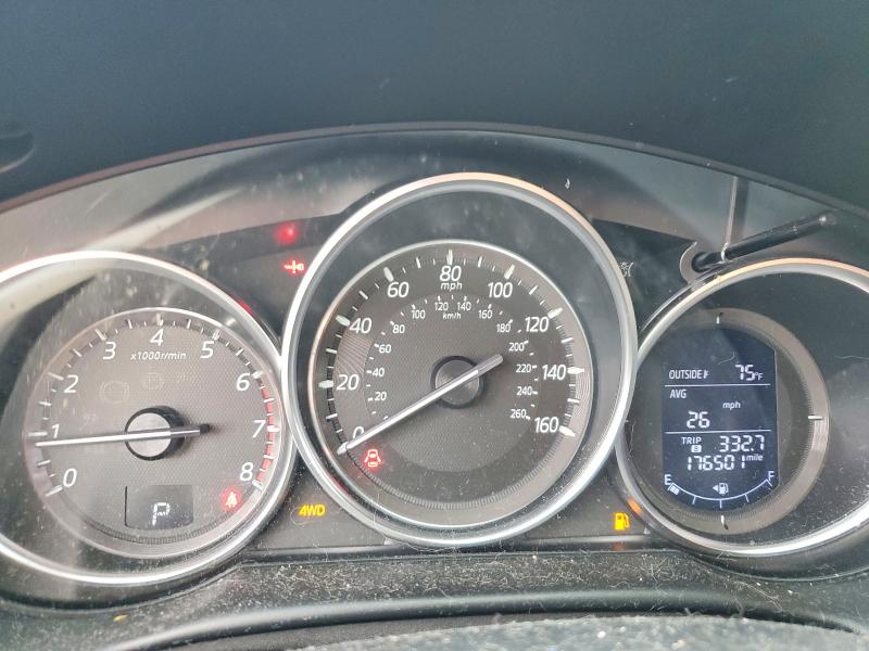 2016 Mazda VIN JM3KE4CY6G0807837 COPART salvage auction — REAR END, OH - CERT OF TITLE-SALVAGE, sold $1,850 on 2026-07-24 (photo 9)