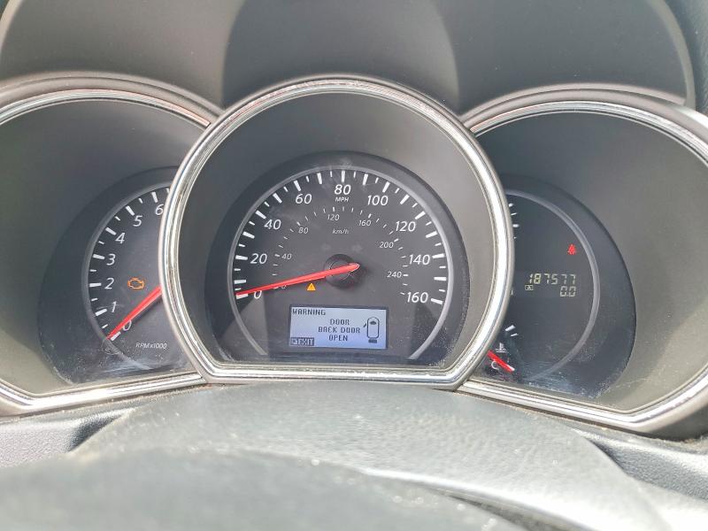 2014 Nissan Murano VIN JN8AZ1MUXEW410598 COPART salvage auction — MINOR DENT/SCRATCHES, TX - CERTIFICATE OF TITLE, sold $425 on 2026-07-27 (photo 9)