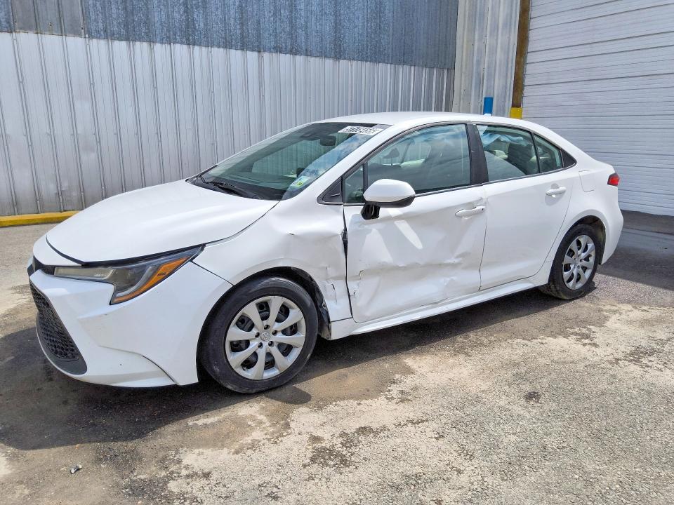 2021 Toyota Corolla VIN 5YFEPMAE7MP178647 COPART salvage auction — SIDE, LA - CERTIFICATE OF TITLE, sold $3,050 on 2026-07-23 (photo 1)