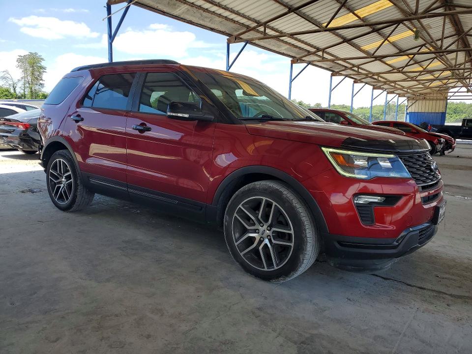 2019 Ford Explorer VIN 1FM5K8GTXKGA97244 COPART salvage auction — REAR END, Ga - Cert Of Title-Salvage, sold $6,000 on 2026-07-02 (photo 4)