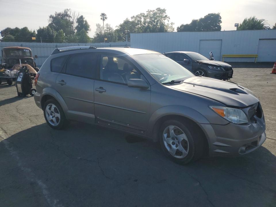 2005 Pontiac Vibe VIN 5Y2SL63825Z462535 COPART salvage auction — FRONT END, Ca - Salvage Certificate, sold $750 on 2026-07-06 (photo 4)