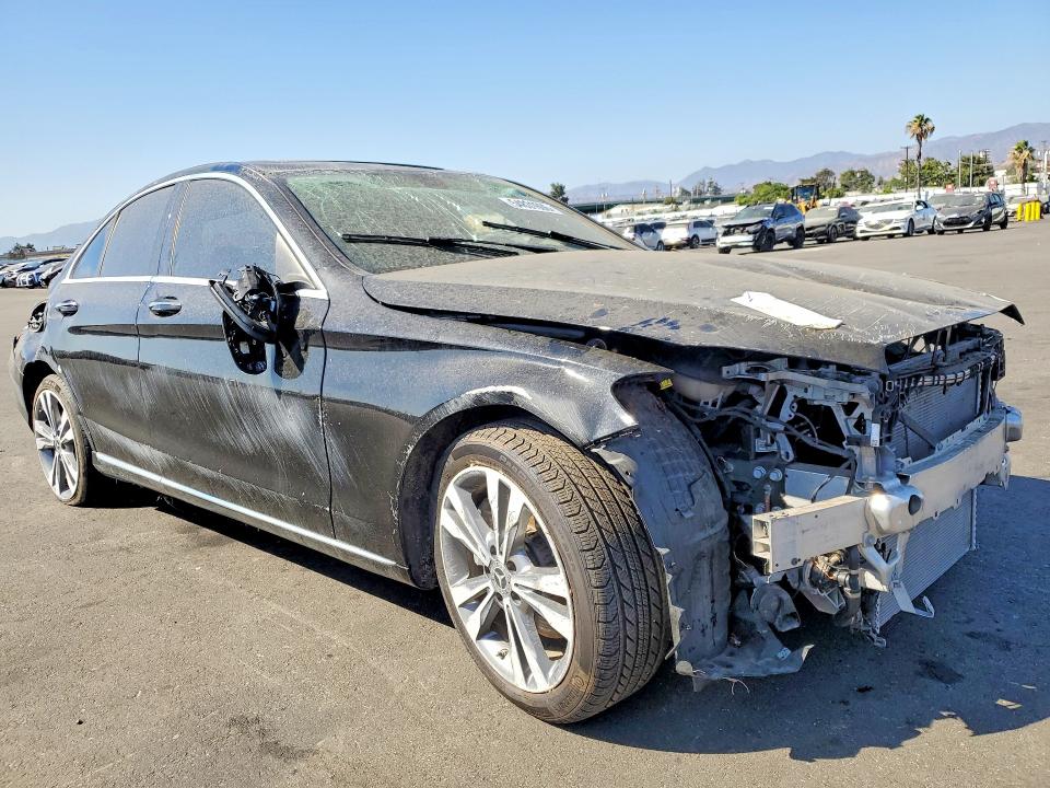 2021 Mercedes-benz C-klasse VIN W1KWF8DB4MR644983 COPART salvage auction — REAR END, Ca - Salvage Certificate, sold $1,200 on 2026-07-08 (photo 4)