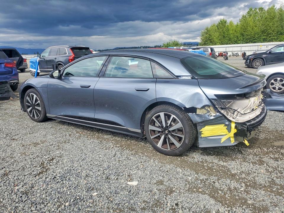 2025 Lucid VIN 50EA1PGA7SA003818 COPART salvage auction — REAR END, Wa - Bill Of Sale, sold $20,900 on 2026-07-20 (photo 2)