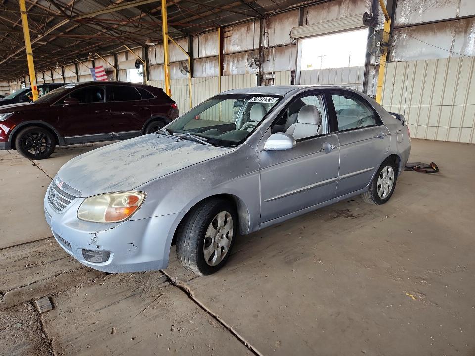 2007 Kia Spectra VIN KNAFE122875440851 COPART salvage auction — MINOR DENT/SCRATCHES, Az - Certificate Of Title, sold $500 on 2026-07-08 (photo 1)