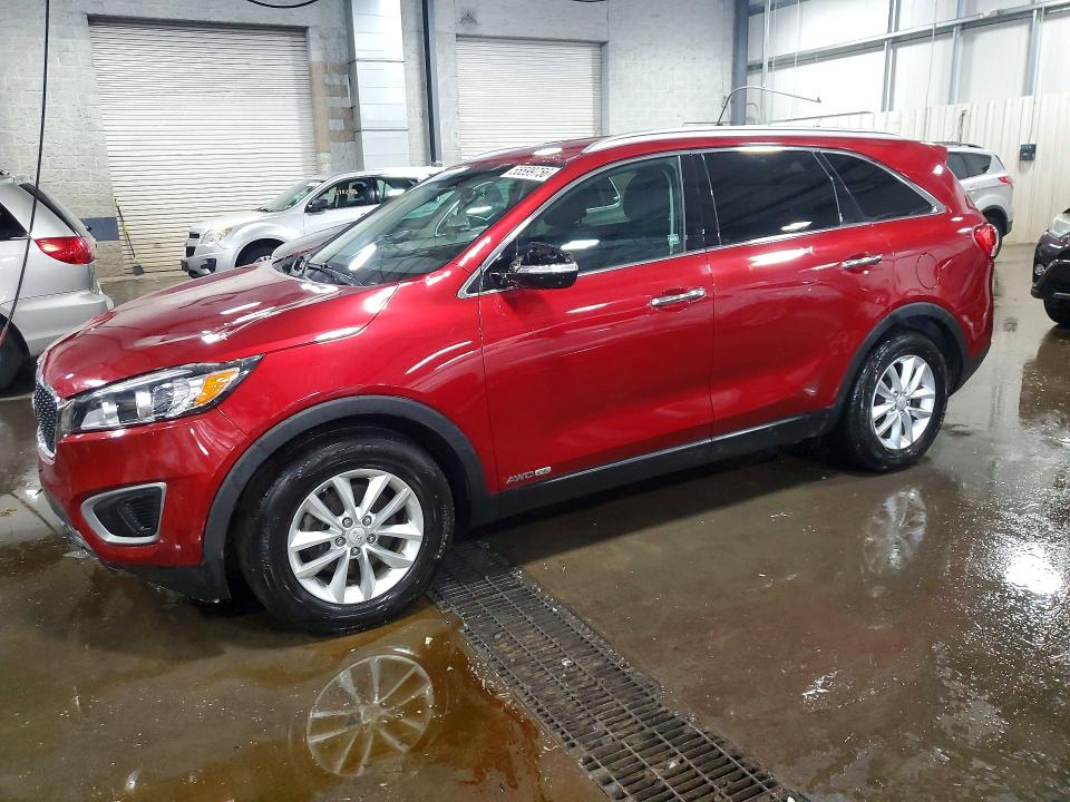 2017 Kia Sorento VIN 5XYPGDA5XHG205598 COPART salvage auction — FRONT END, Mn - Cert Of Title-Prior Salvage, sold $1,300 on 2026-07-14 (photo 1)
