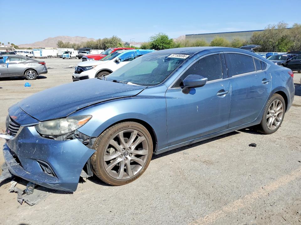 2014 Mazda 6 VIN JM1GJ1W66E1137491 COPART salvage auction — FRONT END, NV - SALVAGE TITLE, sold $150 on 2026-07-30 (photo 1)