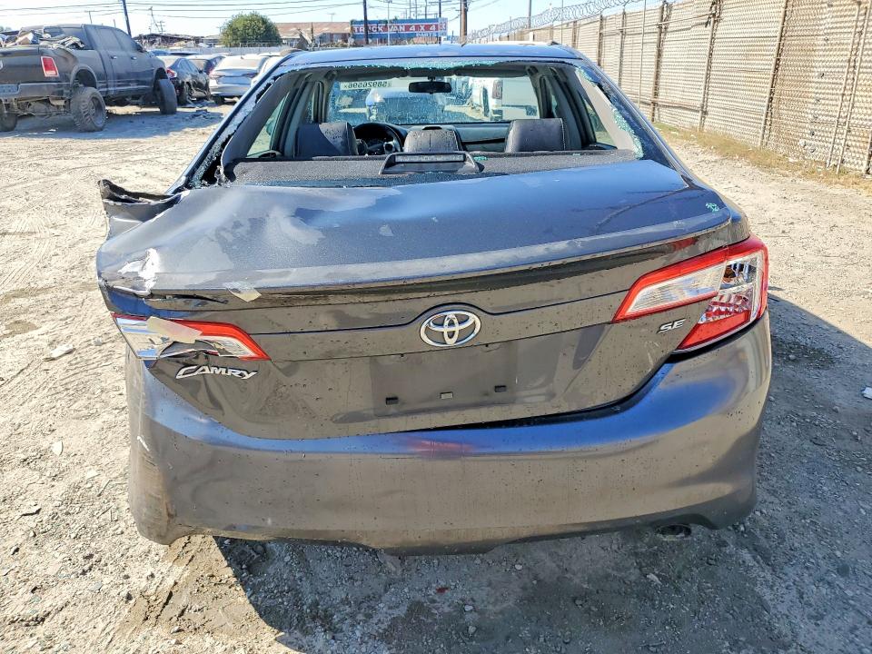 2012 Toyota Camry VIN 4T1BF1FK1CU088314 COPART salvage auction — REAR END, Ca - Salvage Certificate, sold $1,700 on 2026-07-09 (photo 6)