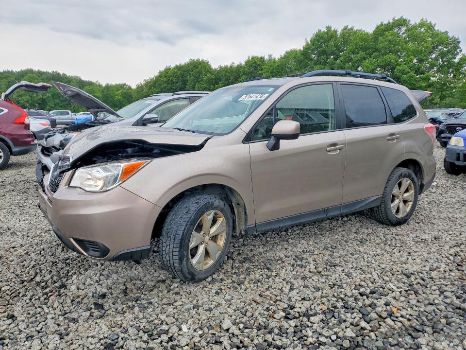 2016 Subaru VIN JF2SJADC6GH502685 COPART salvage auction — FRONT END, Ma - Cert Of Title-Reconstrctd Coll, sold $1,250 on 2026-07-08 (photo 1)