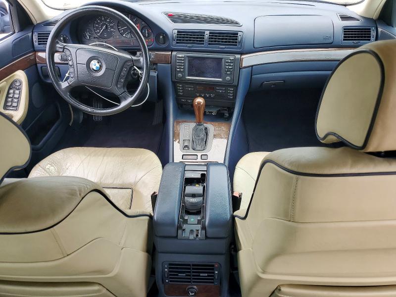 2001 BMW 7er VIN WBAGH83471DP25350 COPART salvage auction — SIDE, Fl - Certificate Of Title, sold $1,800 on 2026-07-13 (photo 8)