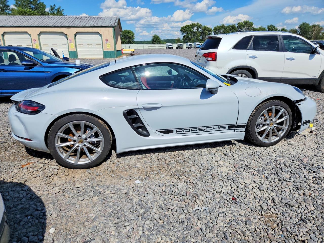 2024 Porsche Cayman VIN WP0AA2A84RK255592 COPART salvage auction — Front End, IL - SALVAGE CERTIFICATE, sold $30,000 on 2026-08-10 (photo 3)