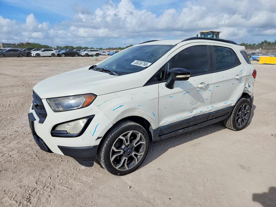 2020 Ford Ecosport VIN MAJ6S3JLXLC343437 COPART salvage auction — SIDE, FL - CERT OF TITLE SLVG REBUILDABLE, sold $2,400 on 2026-07-22 (photo 1)